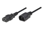 Cable de Corriente Monitor a CPU Manhattan 301152 de 1.8Metros, color Negro