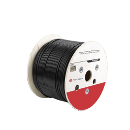 Bobina de Cable UTP de 4 Pares CAT5E Precision PSC-CAT5EXT-GEL 100% Cobre/305M/Color Negro