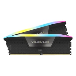 Memoria DDR5 16GB 5200Mhz Corsair Vengeance (2x8GB) / Color Negro / RGB / CL40 / CMH16GX5M2B5200C40