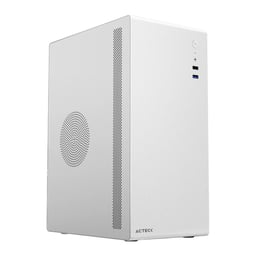 Gabinete Acteck Neuss Plus GI707 Elite / Mini Torre / Fuente 450W / Micro ATX / Color Blanco / AC-936026