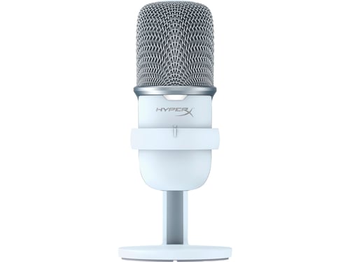 Microfono alambrico HP Hyperx 519T2AA, Solocast, de Condensador Para Streaming, USB-C, Color blanco