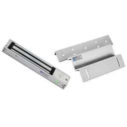 Cerradura Magnetica YLI YM-280NLED + MBK-280NZL Con LED Y Soporte De Fijacion Tipo ZL / Fuerza De Sujecion 280KG / Para Puertas De Madera-Vidrio Y Metalicas