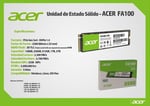 Unidad de Estado Solido 2TB Acer FA100, M.2, NVME PCI-Express, BL.9BWWA.121