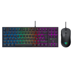 Kit Teclado y Mouse Gamer Balam Rush Fusion Vanguard TKL CKG680 RGB/Alámbrico/88 Teclas/Mouse 6D/USB-A/Negro/BR-945752