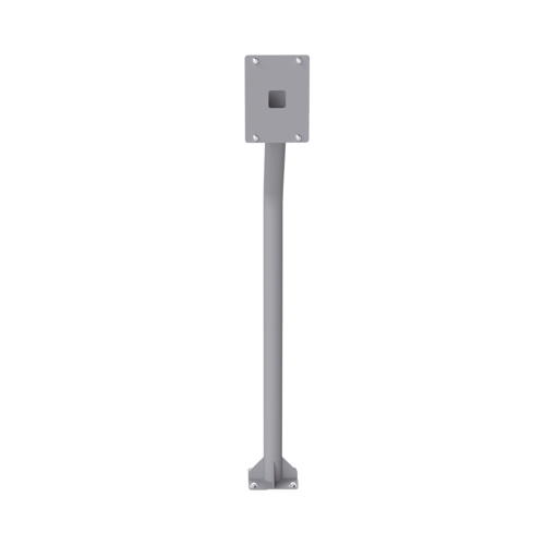 Base Tipo Tubular de 1.2 Metros Gris Epcom Poste-Int Para Instalacion de Cubierta Baseint de Videoporteros o Interfones IP Fanvil y Grandstream