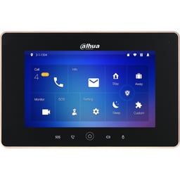 Dahua Videoportero DHI-VTH5221D-S2, Monitor 7", Inalámbrico / Alámbrico, Negro