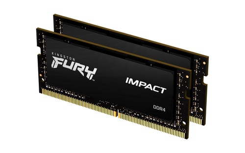 Memoria SODIMM DDR4 64GB (2X32GB) 3200MHZ Kingston Fury Impact CL20, KF432S20IBK2/64