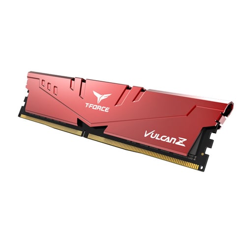 Memoria DDR4 8GB 3200MHZ TeamGroup Tforce Vulcan Z TLZRD48G3200HC16F01, Color Rojo, Non-ECC, CL16