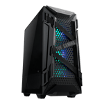 Gabinete Asus TUF Gaming GT301/BLK/ARGB Fan Negro, ATX, M-ATX, M-ITX, Aura Sync ARGB, USB