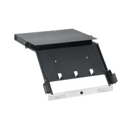 Panel de Distribución de Fibra Óptica Panduit, Acepta 4 Placas Fap O Fmp, Hasta 96 Fibras, Color Negro,1UR, FCE1U