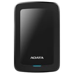 Disco duro externo USB3.1 Adata de 2TB Negro, AHV300-2TU31-CBK