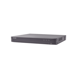 DVR 8 Canales IP + 8 Canales TurboHD HIKVISION IDS-7208HUHI-M1/A/X/8MPX/Audio Por Coaxitron/ACUSENSE/Reconocimiento Facial/1 Bahia de Disco Duro/Alarmas I/O/Salida de Video En 4K/H.265+