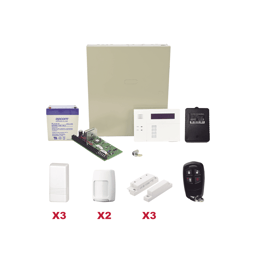 Kit Panel VISTA48LA Con Teclado 6160RF Y Receptor Inalámbrico Resideo VISTA48LAPLUS / 6160RF 3 Contactos 5816 / 2 PIR 5800PIR / 1 Llavero Inalámbrico Batería / Transformador