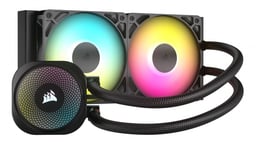 Enfriamiento Liquido Corsair Nautilus 240 RS ARGB/2X120MM/2100RPM/Color Negro/CW-9060092-WW