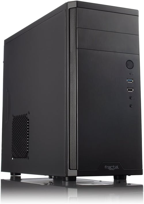 Gabinete Fractal Design FD-CA-CORE-1100-BL Core 1100 / Media Torre / Micro-ATX / ITX / Sin Fuente / USB 2.0 / Negro
