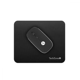 Mouse Inalámbrico TechZone TZACMOI30 / 1600DPI / 4 Botones / Recargable / Mousepad Incluido / Color Negro