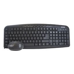 Kit teclado y mouse negro Naceb Technology NA-618
