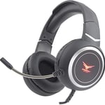 Diadema con Micrófono Gamer Naceb Technology NA-0311 Alámbrico/ RGB/ 3.5MM/ USB/ Negro