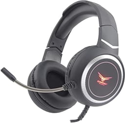 Diadema con Micrófono Gamer Naceb Technology NA-0311 Alámbrico/ RGB/ 3.5MM/ USB/ Negro