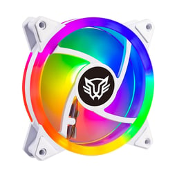 Ventilador Balam Rush BR-938013 Eolox Blaze EX30KW ARGB, 120mm, 1200RPM, color blanco, 3 piezas