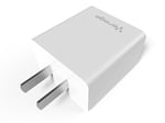 Cargador de pared con 2 puertos USB blanco VORAGO AU-106-V2-WH