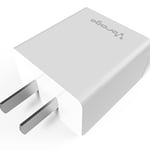 Cargador de pared con 2 puertos USB blanco VORAGO AU-106-V2-WH