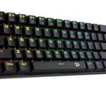 Teclado Mecanico Inalambrico/ Alambrico TKL Redragon Deimos K599-KRS RGB/ Switch Red/ Color Negro