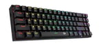 Teclado Mecanico Inalambrico/ Alambrico TKL Redragon Deimos K599-KRS RGB/ Switch Red/ Color Negro