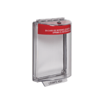 Cubierta Universal Transparente con Sirena STI STI-13020FR-ES, Texto de Incendio en Español