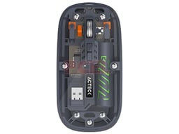 Mouse Inalámbrico ACTECK Aero One MI455G ULTRA DELGADO 3200 DPI 2.4GHz Bluetooth 5.2 5 BOTONES RECARGABLE NEGRO