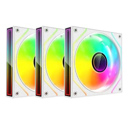 Ventilador Xzeal XZ1115 Kit 3X120MM ARGB Color Blanco