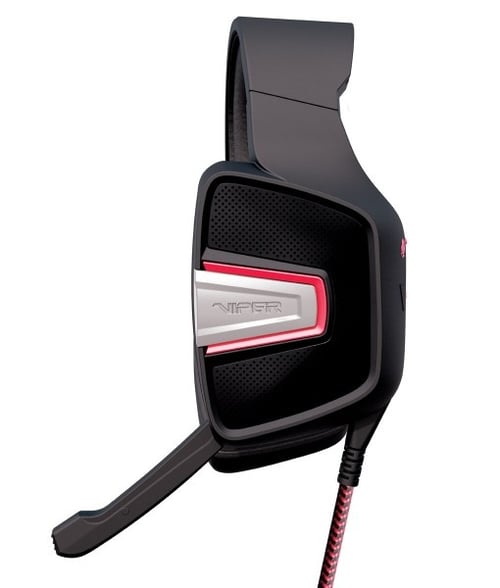 Diadema Audifono con Microfono Patriot Viper V330 Stereo PV3302JMK Alambrico/ 3.5MM/ Negro