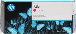 Cartucho de Tinta HP 738 Color Magenta/300ML/676M7A