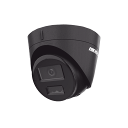 Cámara Domo IP Hikvision DS-2CD1343G2-LIUF/Black de 4 MPX / Lente 2.8 mm / Dual Light (30 m IR + 30 m Luz Blanca) / Micrófono Integrado / AcuSense Lite / IP67 / H.265 / PoE / ONVIF / Micro SD