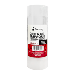 Paquete Con 6 Piezas de Cintas Transparentes para Empaque Nextep NE-604T de 48 mm x 50 m/Uso General