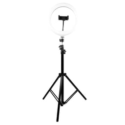 Aro de Luz 10" Perfect Choice PC-120407 con Base Expandible/tripie para Streaming Lumeria