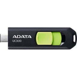 Memoria USB 3.2 128GB Adata UC300 Color Negro-Verde, ACHO-UC300-128G-RBK/GN