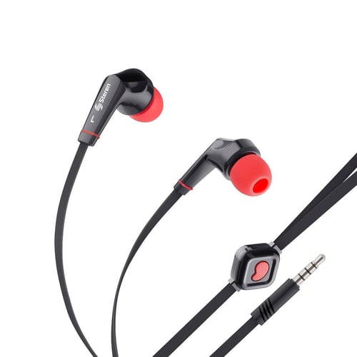 Audifonos Manos Libres Steren AUD-329 Negro-Rojo