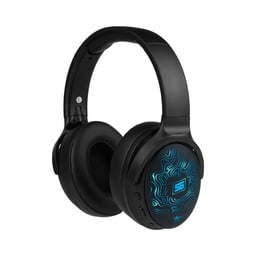 Diadema Audifono Con Microfono Inalambrico Vorago Start The Game HPB-401-LED, Bluetooth, 3.5MM, Negro