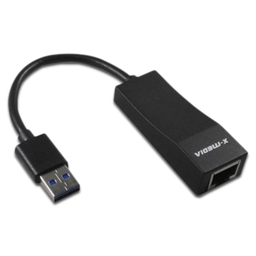 Adaptador Red Externo USB 3.0 X-Media XM-UE3000 / Puerto Ethernet RJ45 Gigabit Plug and Play / Color Negro