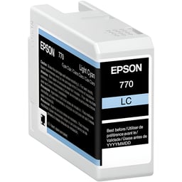 Cartucho de Tinta Epson Cian Claro Ultrachrome Pro10 T770, 25ml, T770520