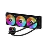 Enfriamiento líquido Balam Rush BR-937344 HydroX Pro HX30, 3 x 120mm, 800-1800 RPM, color negro