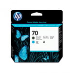 Cabezal de Impresion HP LF 70 Color Negro Mate/ Cian, C9404A