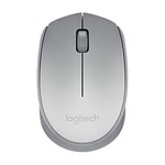 Mouse inalámbrico Logitech M170 plata 910-005334 mini recept