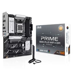 Tarjeta Madre ASUS Prime B840-PLUS WIFI-CSM Socket AM5/4xDDR5/HDMI/DP/PCIe 4.0/Wi-Fi 6E/ATX