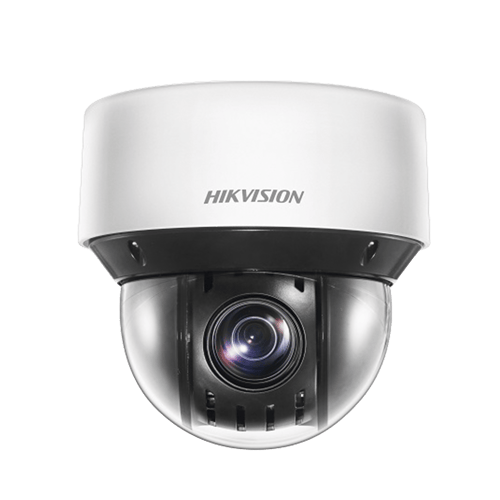 Mini Camara Domo IP PTZ Hikvision DS-2DE4A425IWG-E 4MP/ 25X ZOOM/ 50 MTS Luz Infrarroja Inteligente (Vision Nocturna)/ Autoseguimiento/ WDR 120 DB/ POE+/ IP66/ Ultra Baja Iluminacion/ MicroSD