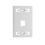 Placa de pared modular max, 1 salida blanco, MX-FP-S-01-02