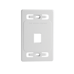 Placa de pared modular max, 1 salida blanco, MX-FP-S-01-02