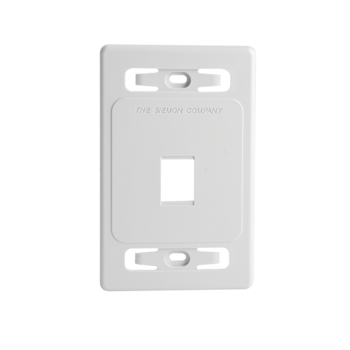 Placa de pared modular max, 1 salida blanco, MX-FP-S-01-02