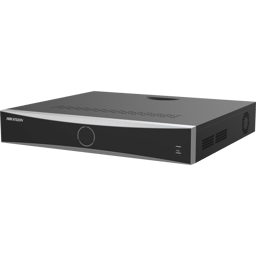 NVR 32 Canales IP Hikvision DS-7732NXI-K4(E)/12MPX/Acusense/Reconocimiento Facial/4 Bahias de Disco Duro/HDMI en 4K/Alarmas I/O